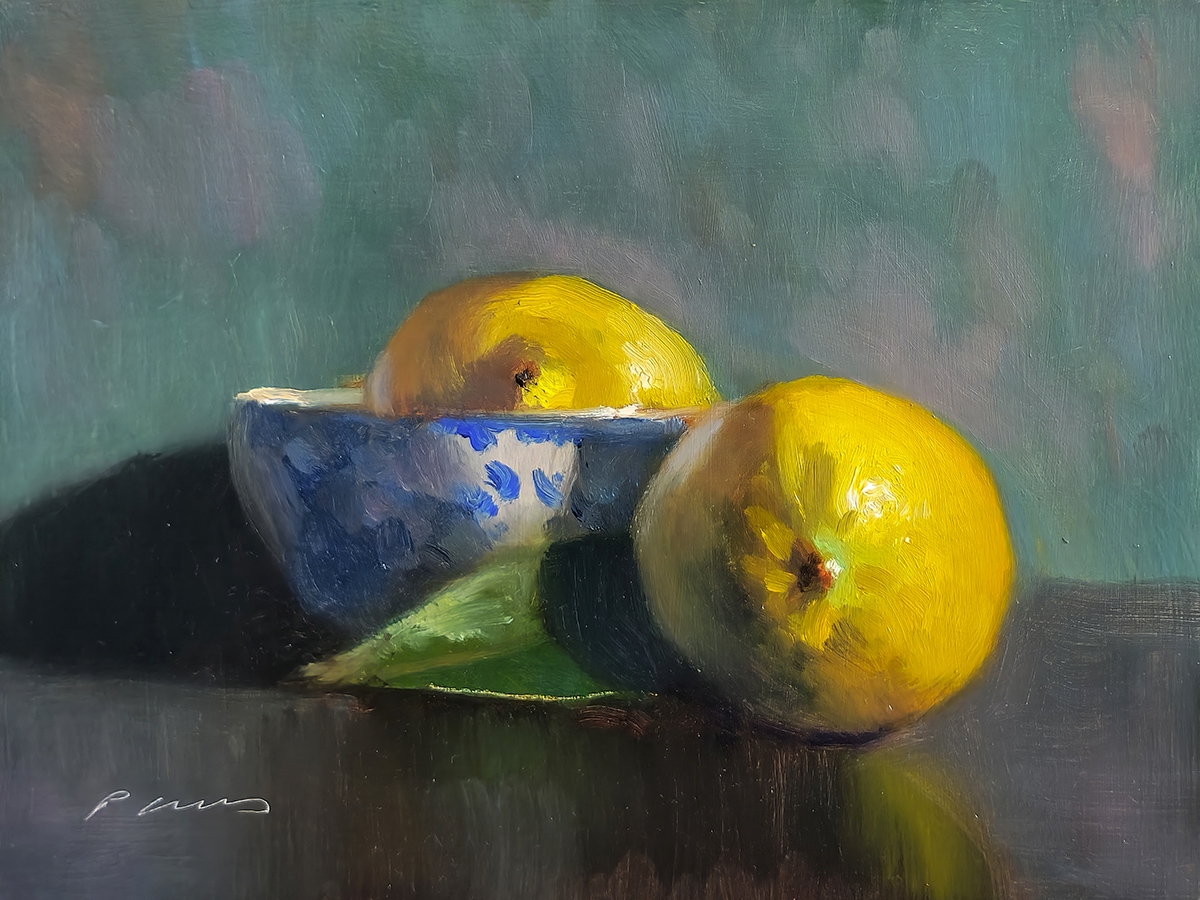 Peinture : 2 Citrons 