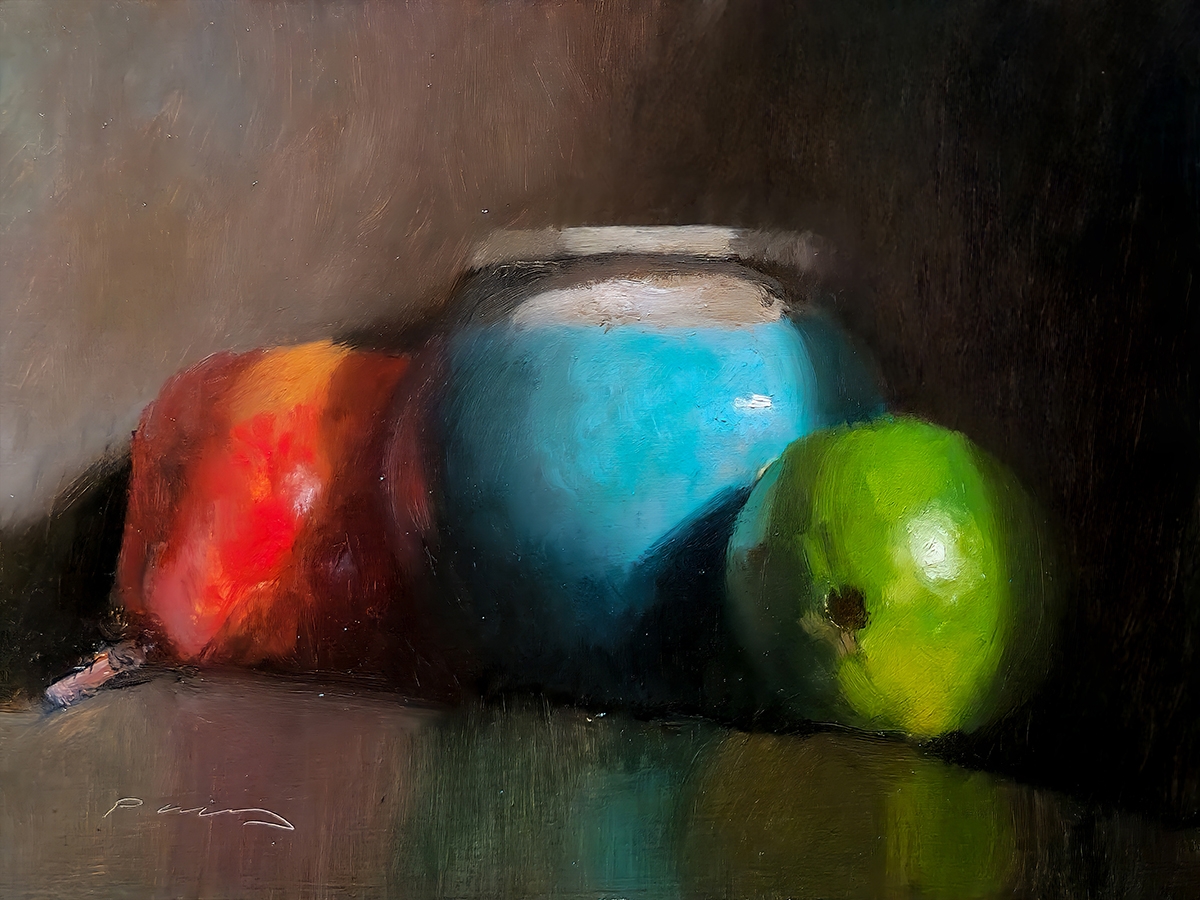 Peinture : Poire et Citron 