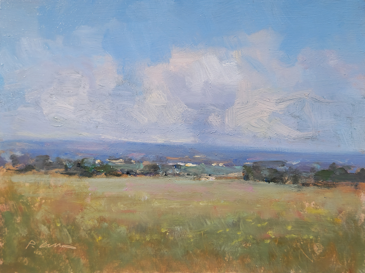 Peinture : Champs des Monges 