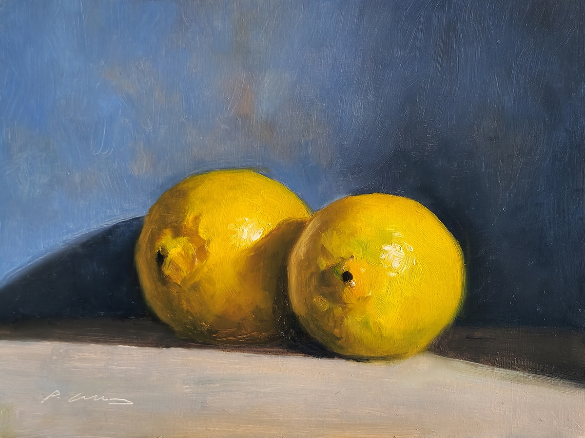 Peinture : 2 Citrons Peinture : 2 Citrons