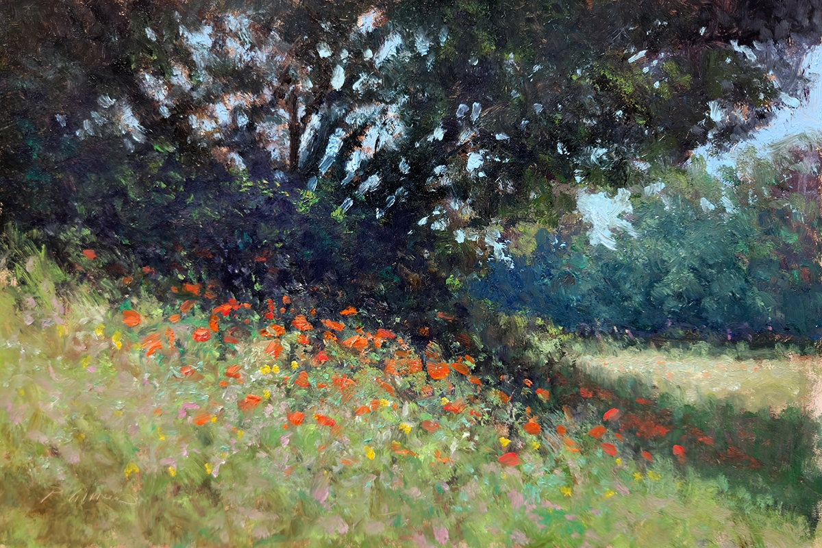 Peinture : Bosquet des Iscles 