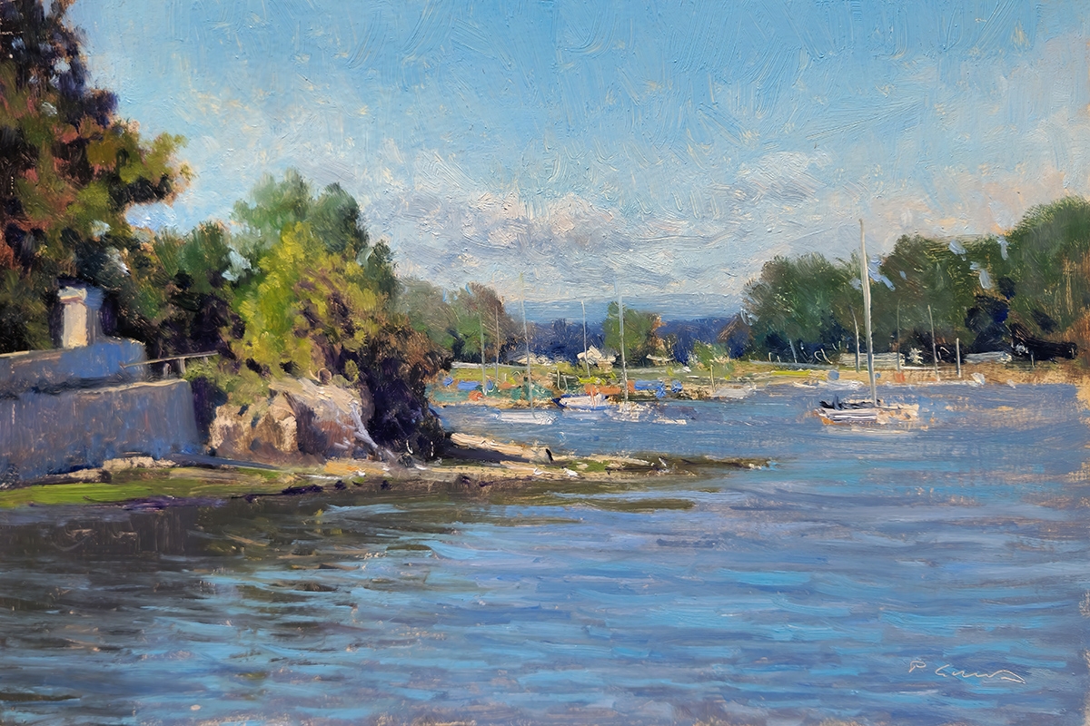 Peinture : Golfe du Morbihan 