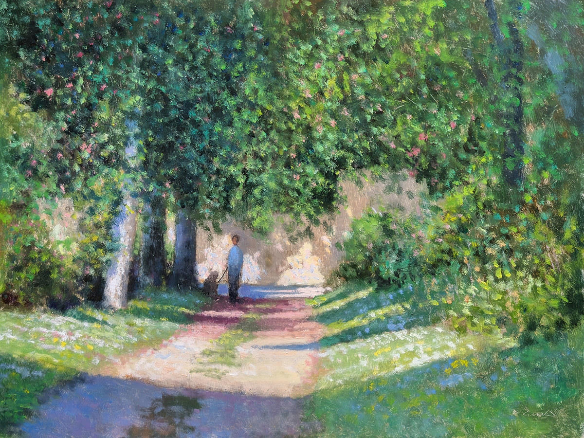 Peinture : Parc de la Garenne Vannes (Morbihan)