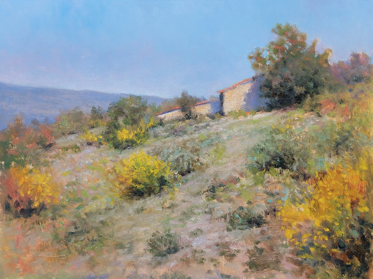 Peinture : Garrigue 