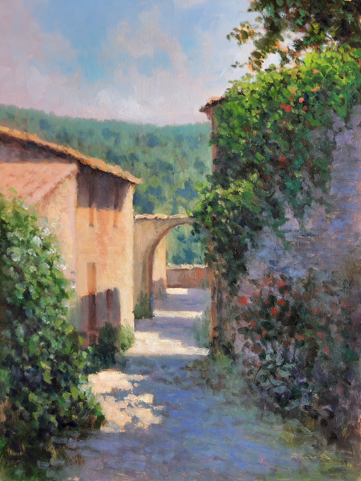 Peinture : Ruelle Provençale 