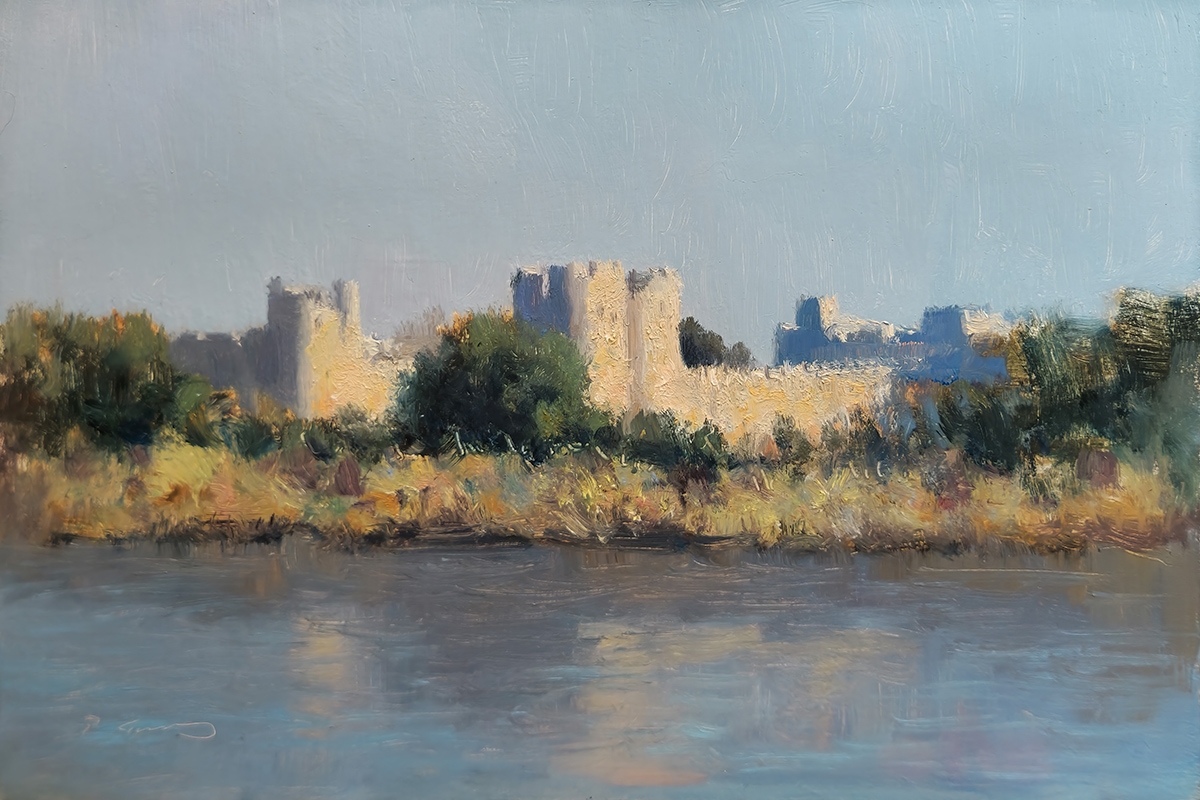Peinture : Aigues-Mortes 