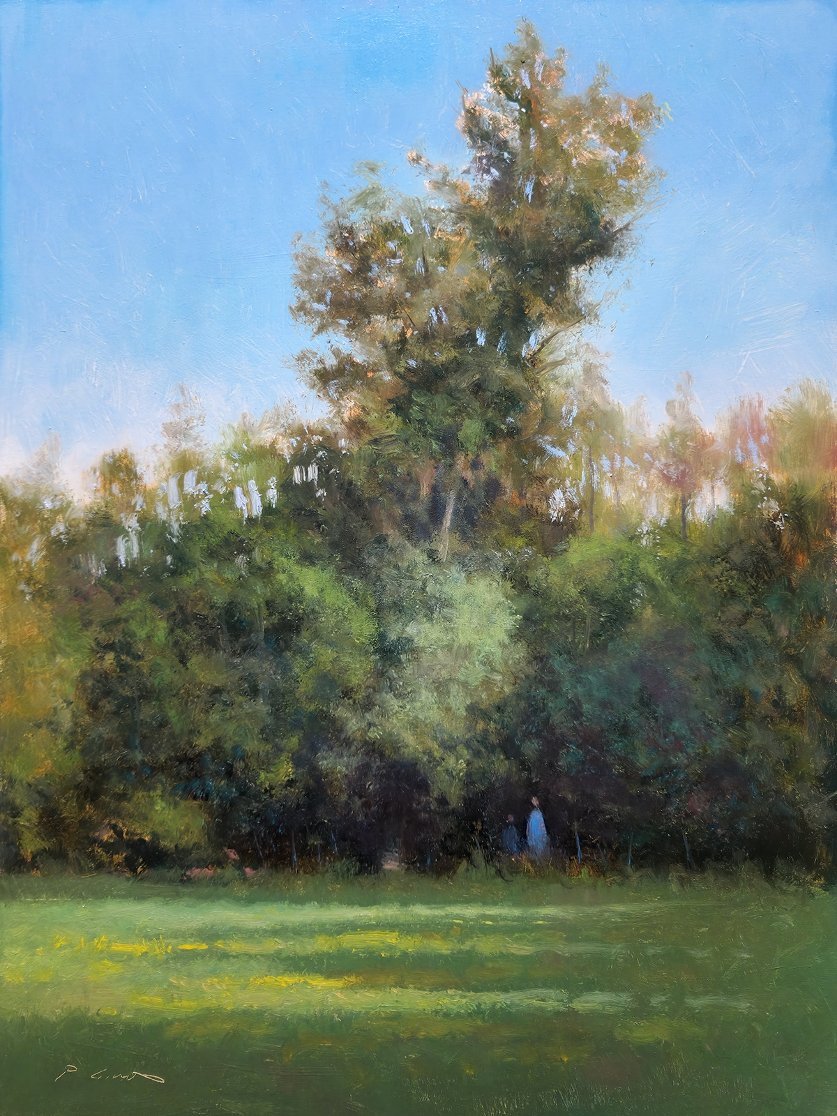 Peinture : Ballade en Sous-Bois 