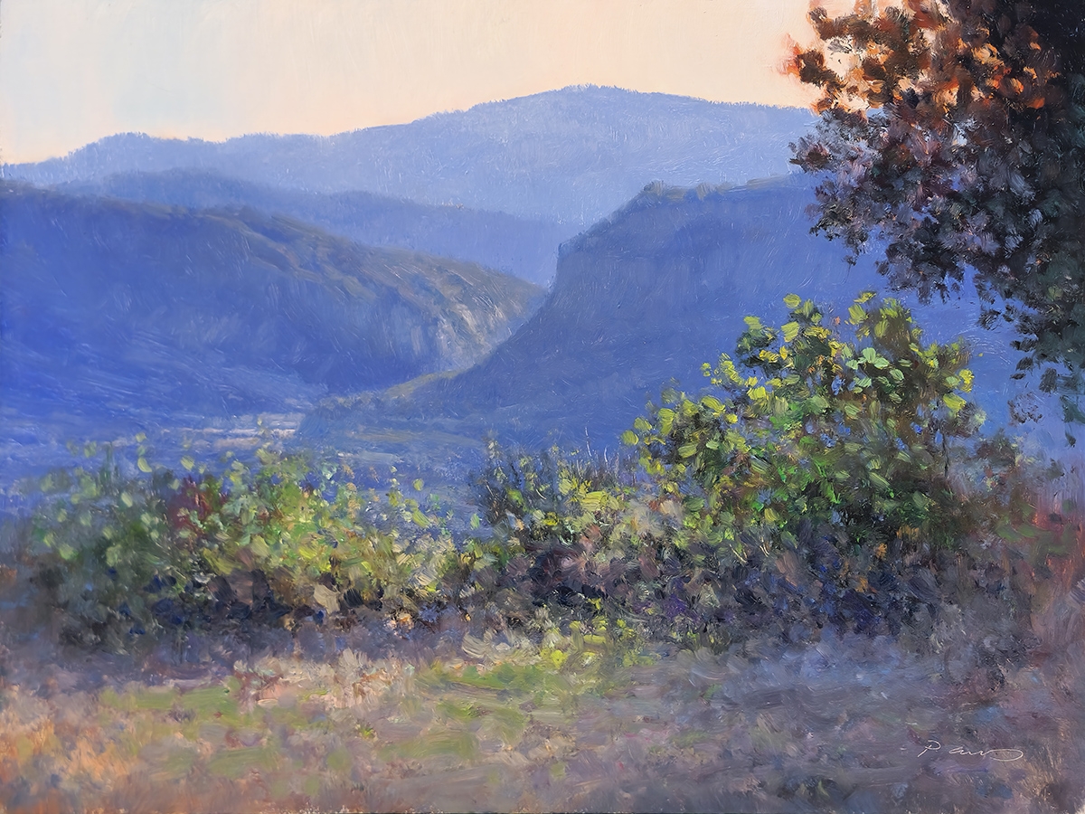 Peinture : Gorges de la Méouge 